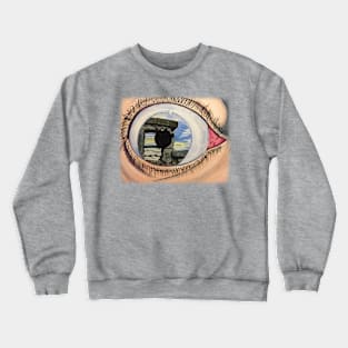 Looking Through My Eye Crewneck Sweatshirt